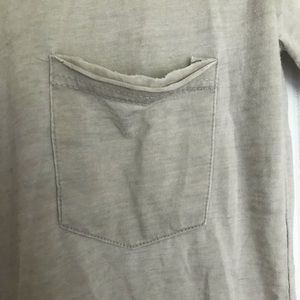 Unique Beige T Shirt with Pocket